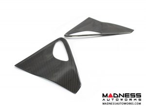  Alfa Romeo Giulia Quadrifoglio (QV) Fender Grill Frame Trim Kit - Carbon Fiber